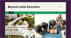 Desktop Screenshot of beyondlimitsedu.com