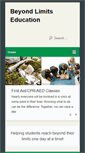 Mobile Screenshot of beyondlimitsedu.com